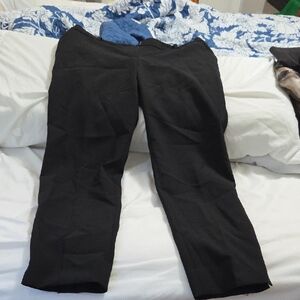 Talbots Black Hampshire Ankle Pants